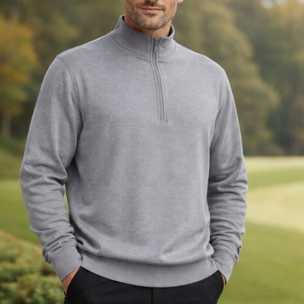 Sun Mountain Gale Force Quarter Zip Sweater Wind Resistant Liner